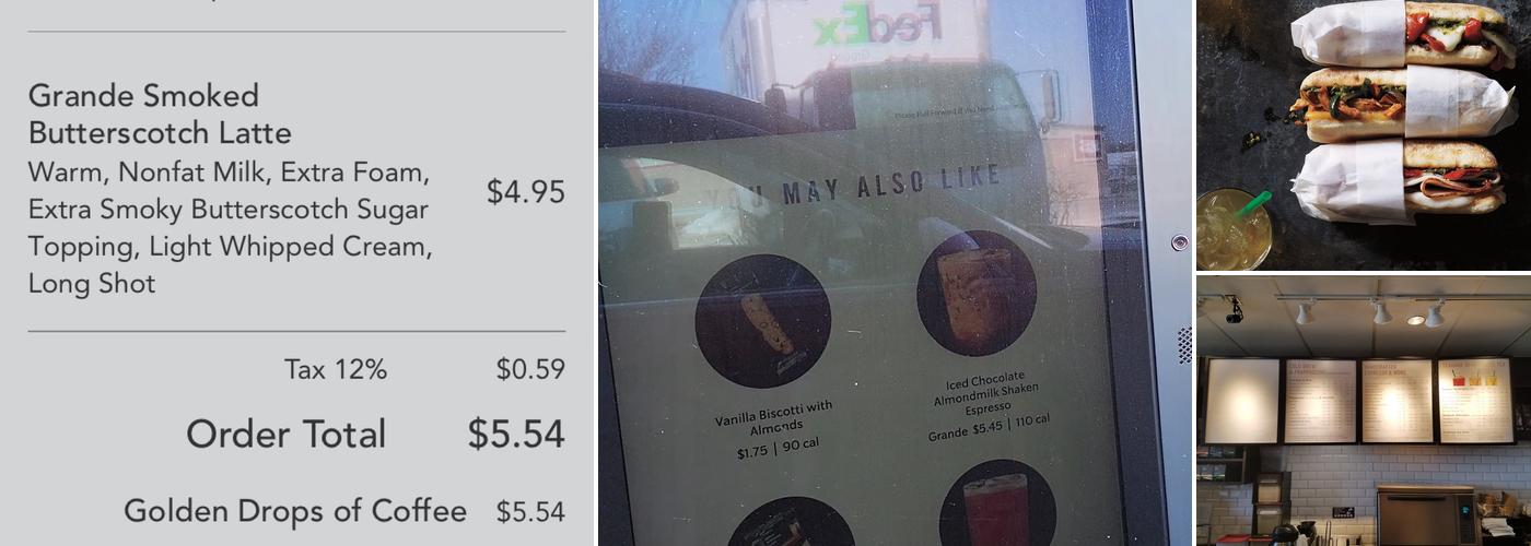 Starbucks Menu