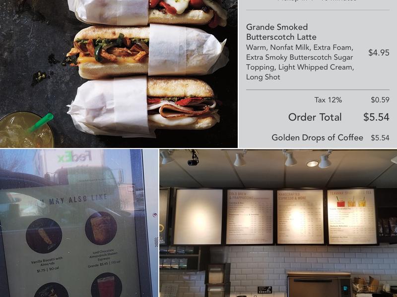 Starbucks Menu