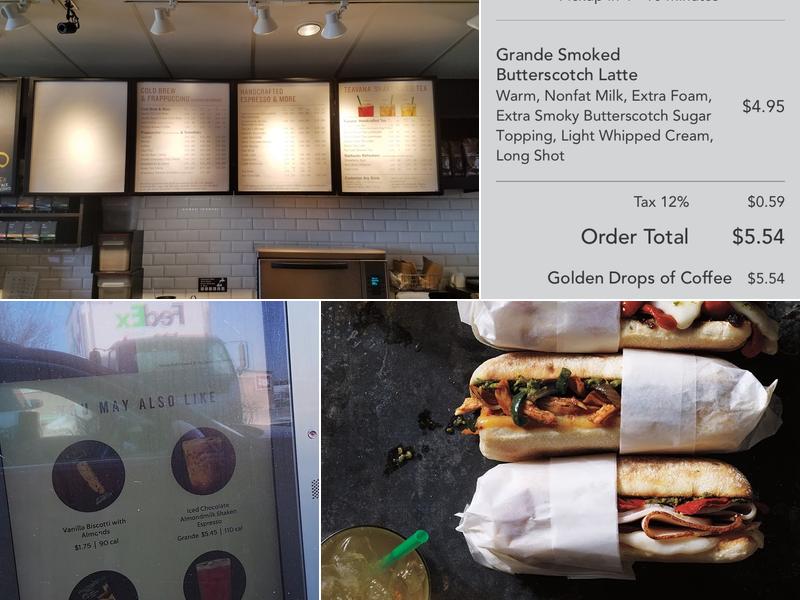 Starbucks Menu