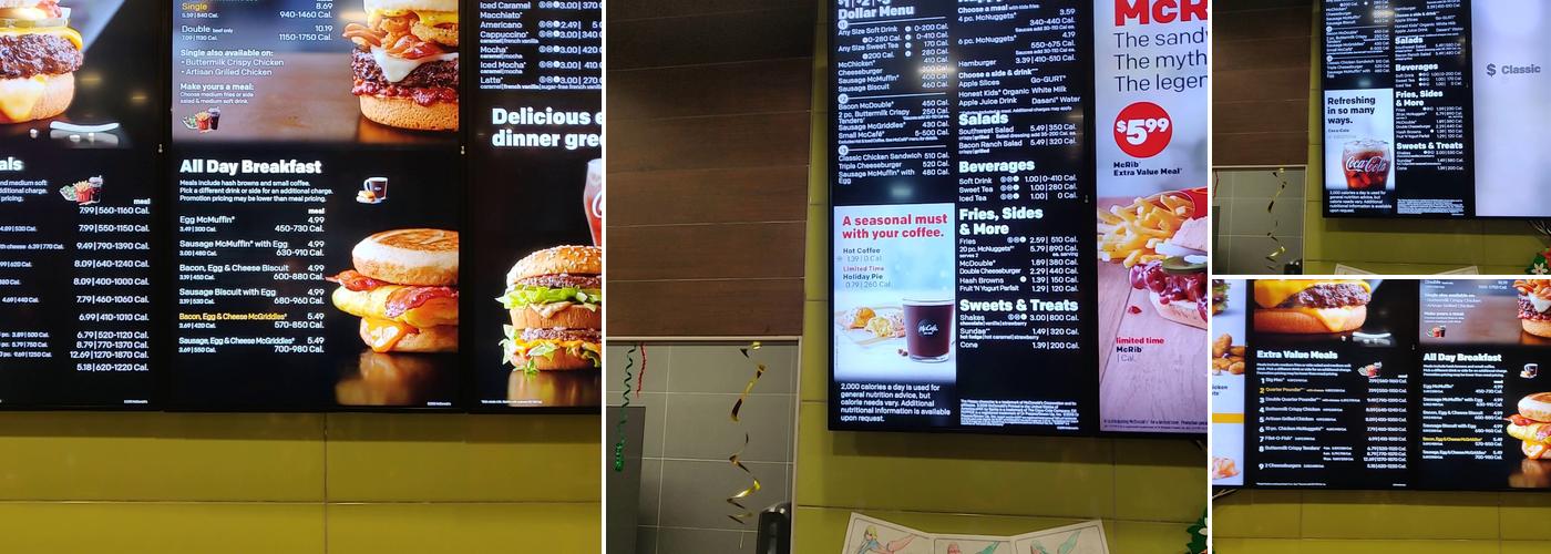 McDonald's Menu