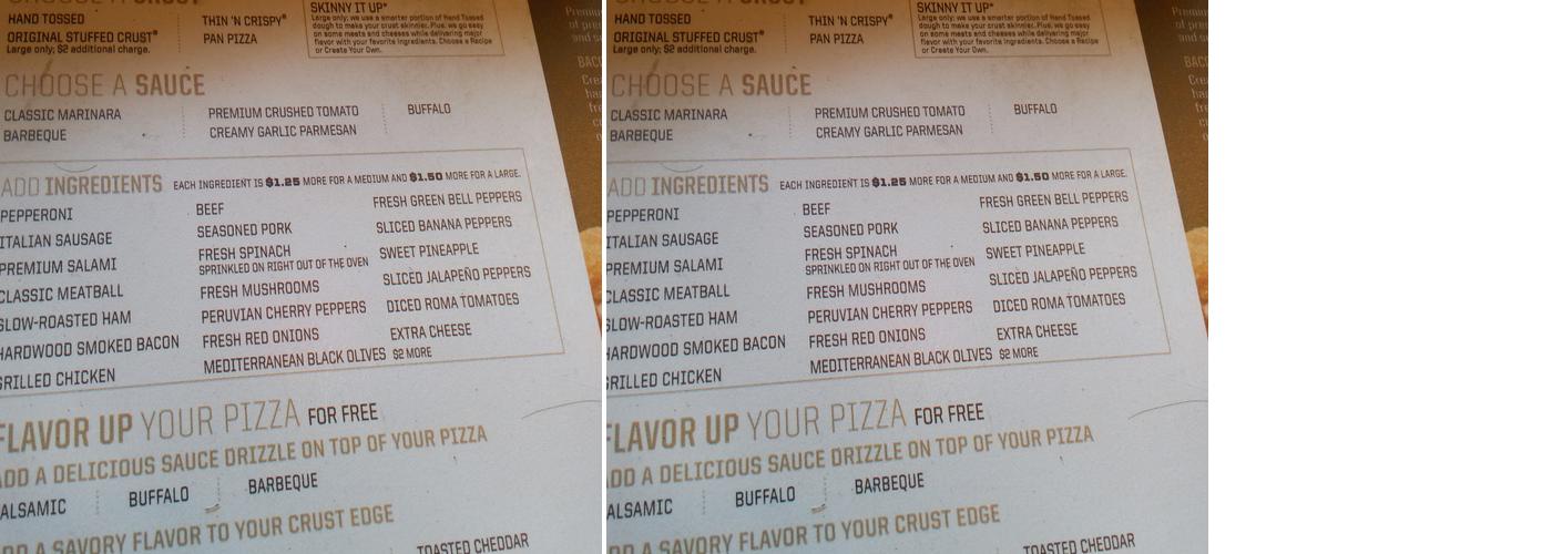 Pizza Hut Menu