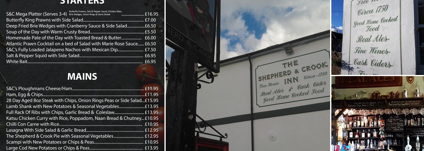 Shepherd & Crook Menu