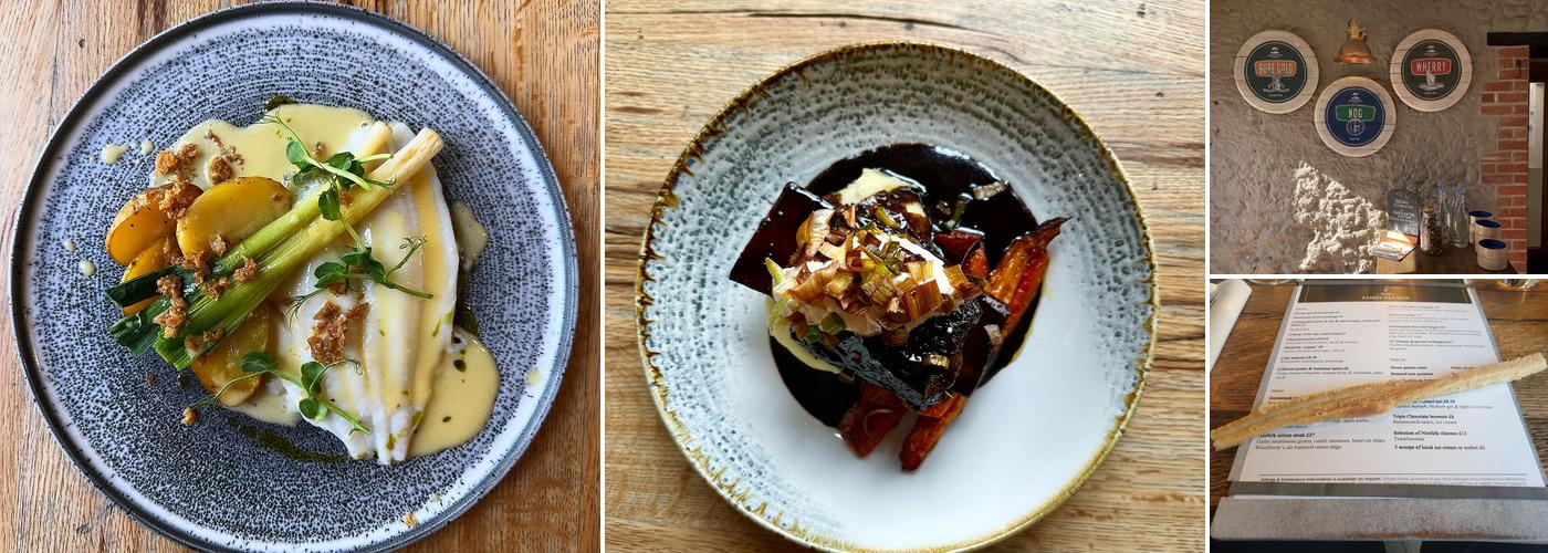 The Lord Nelson, Burnham Thorpe Menu