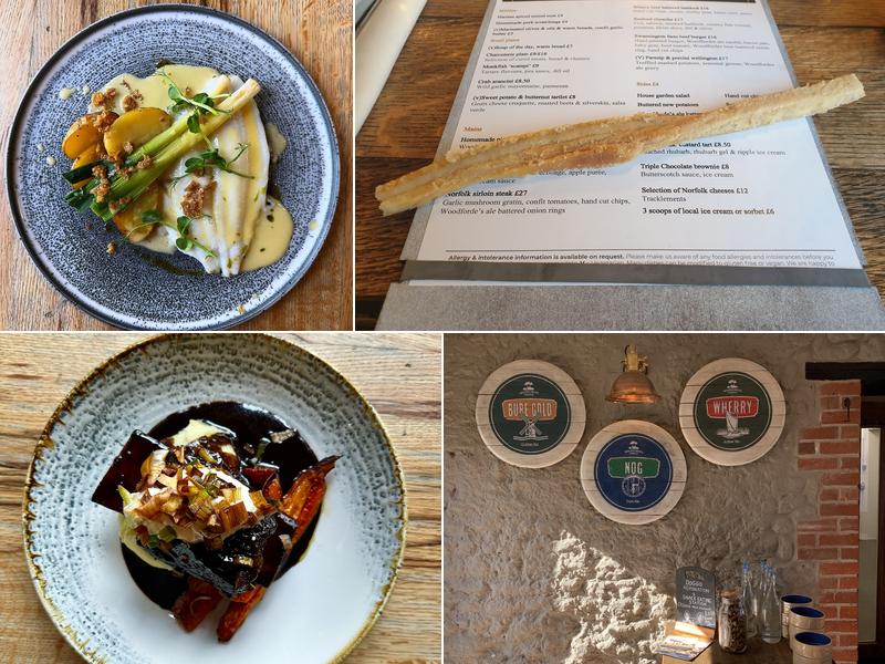 The Lord Nelson, Burnham Thorpe Menu