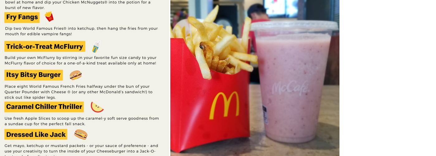 McDonald's Menu