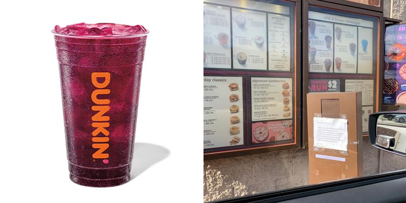 Dunkin' Menu