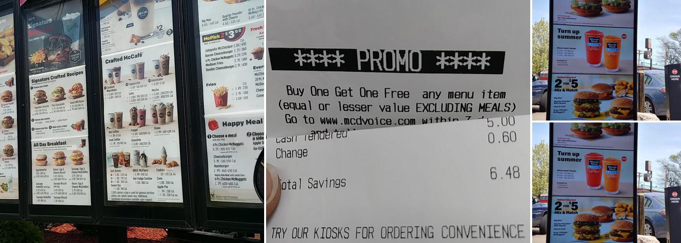 McDonald's Menu
