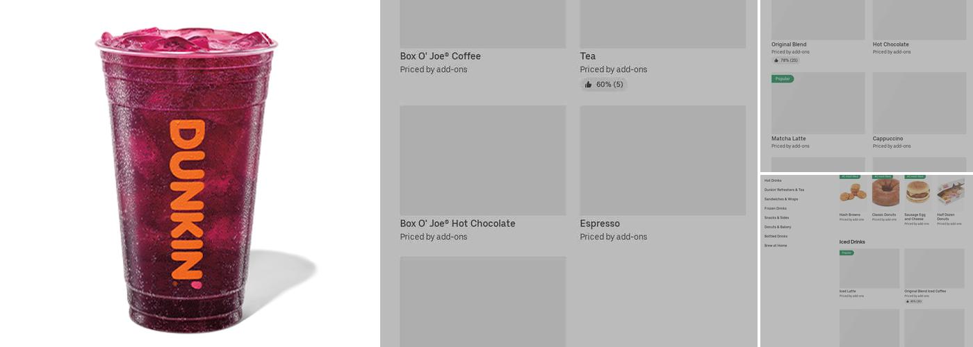 Dunkin' Menu