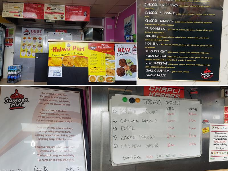 Samosa Hut Burnley Menu