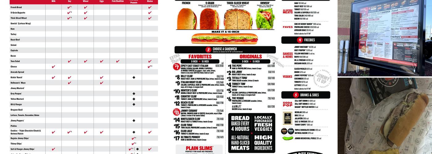 Jimmy John's Menu