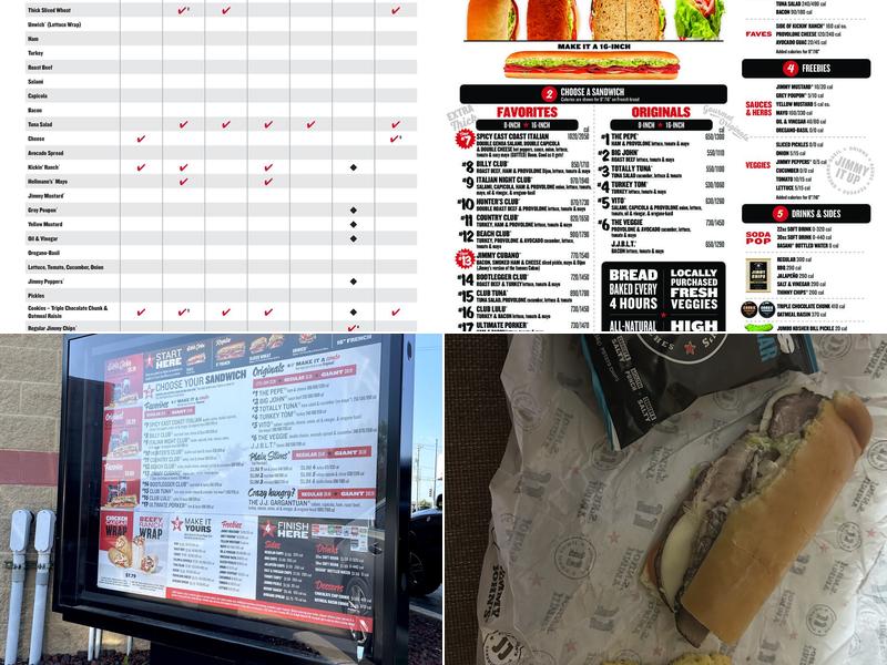 Jimmy John's Menu