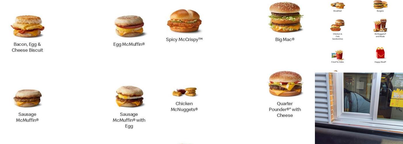 McDonald's Menu