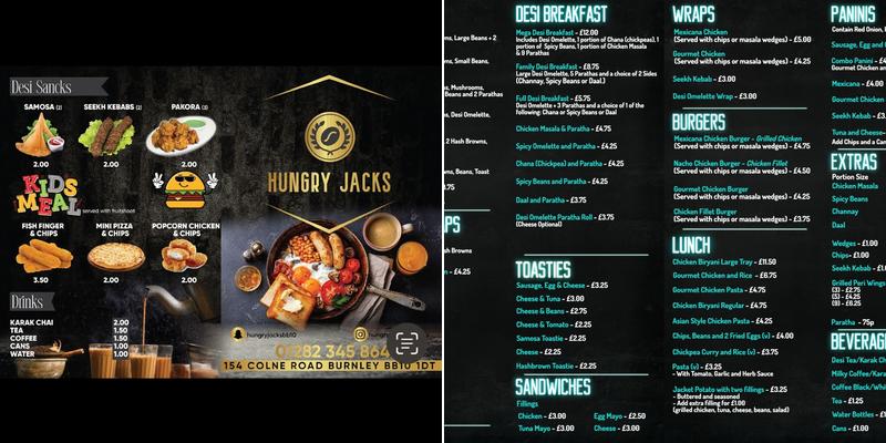 Hungry Jacks Menu