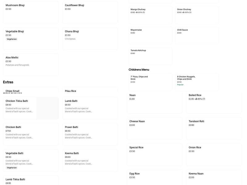 Zam Zam Grill House Menu