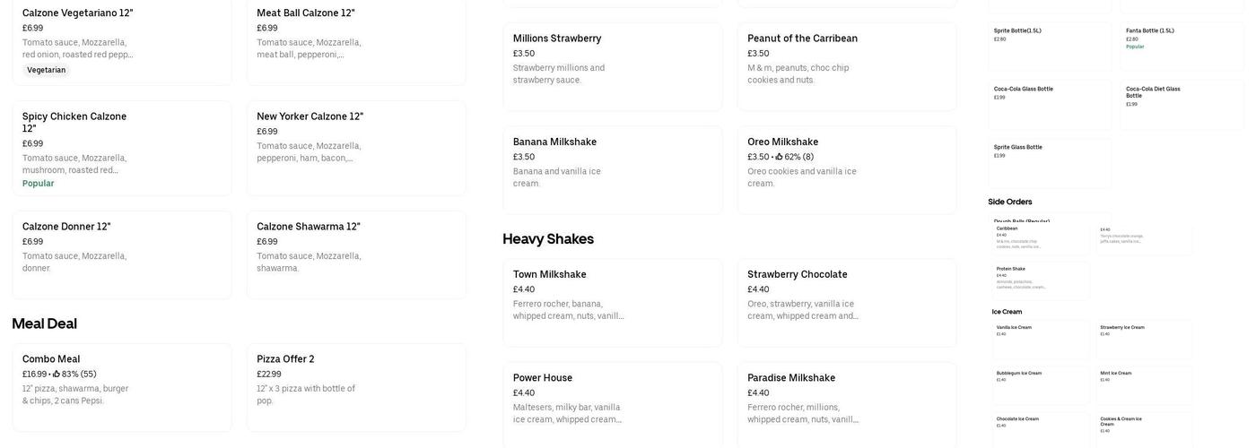 Village Pizzeria Burnley Menu