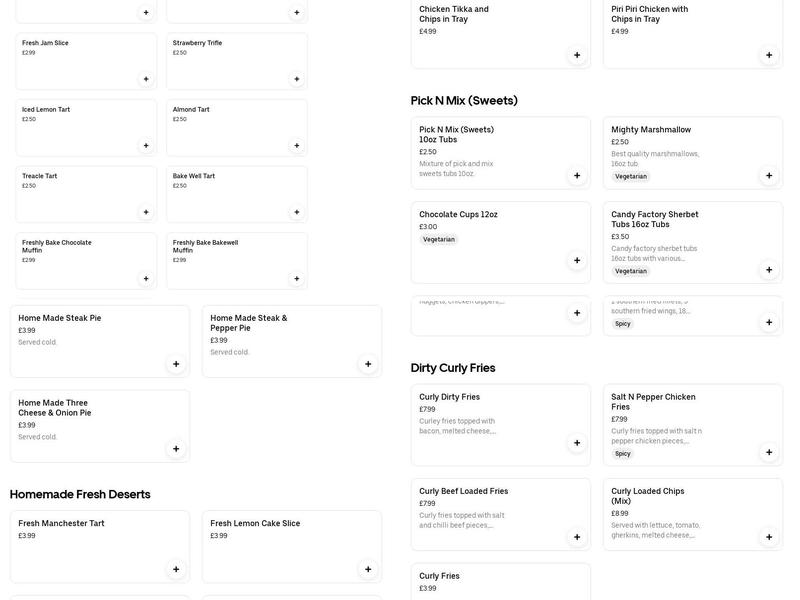 Star cafe Burnley bus station Menu