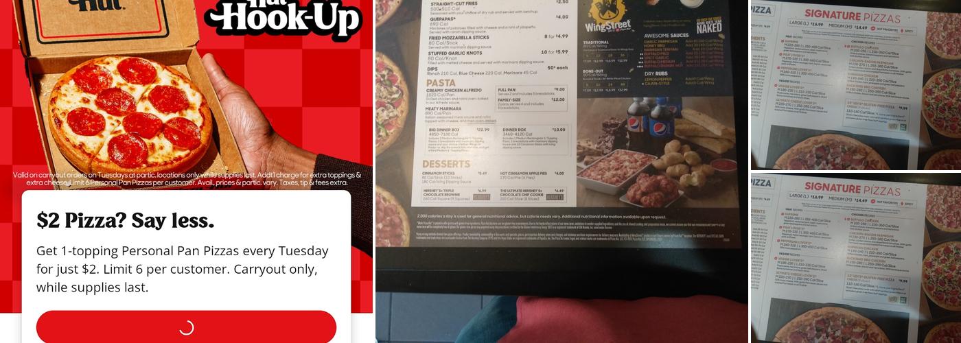 Pizza Hut Menu