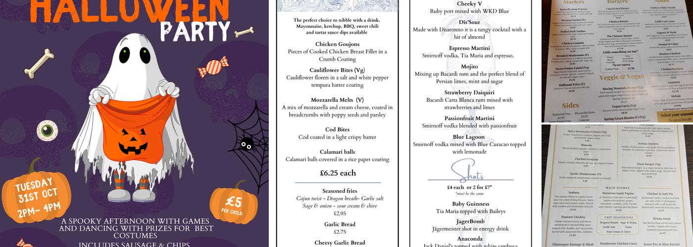 The Pemberton Arms Menu
