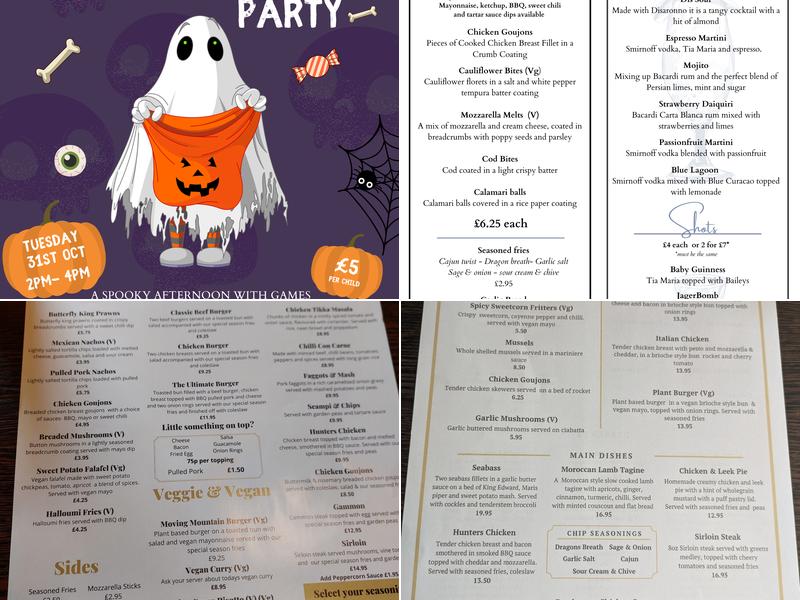 The Pemberton Arms Menu