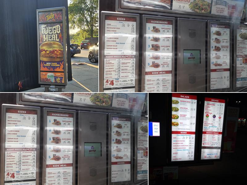 Wendy's Menu