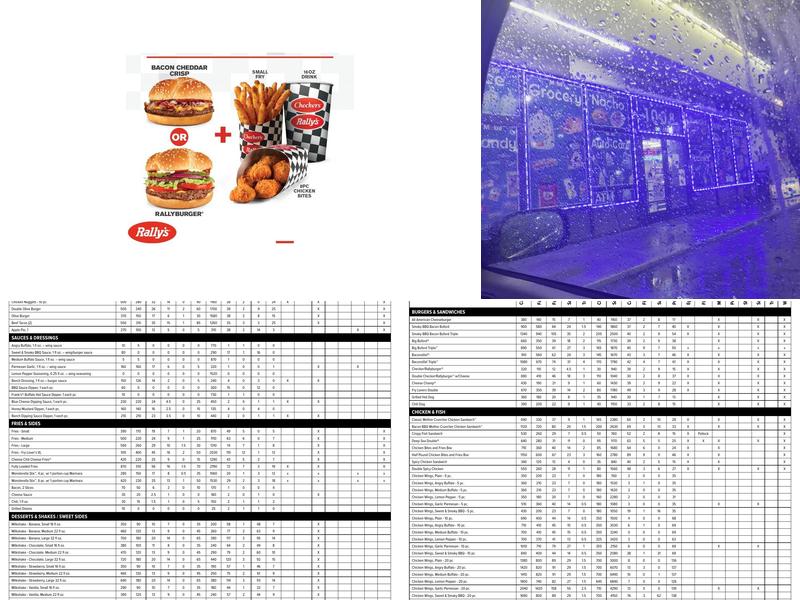 Checkers Menu