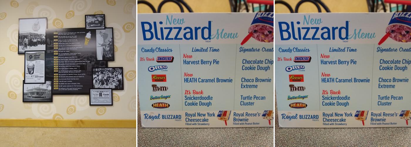 Dairy Queen Menu