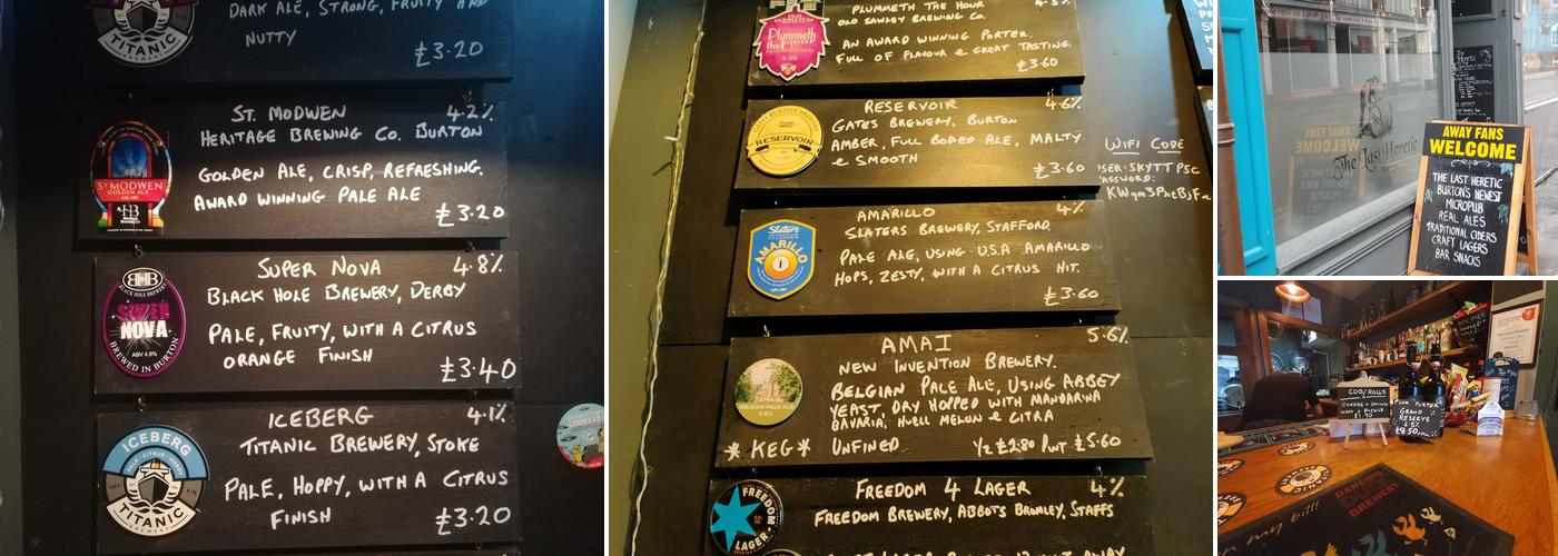 The Last Heretic Menu