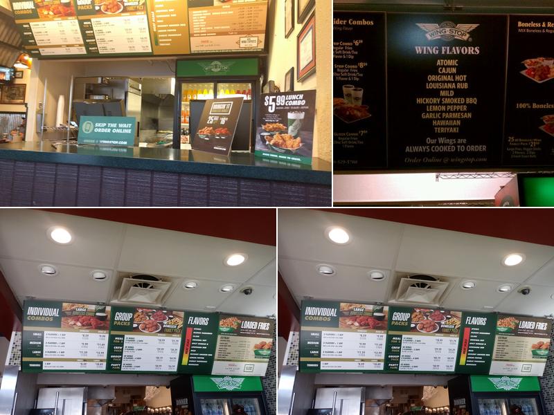 Wingstop Menu