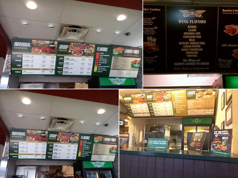 Wingstop Menu