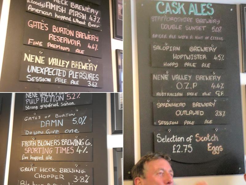 Cask and Pottle Menu