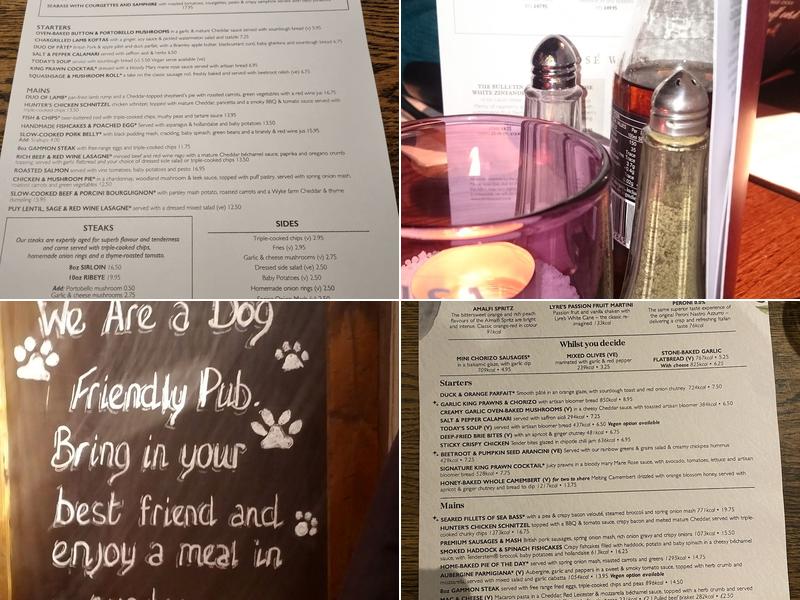 The Spread Eagle Menu