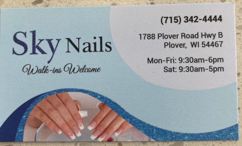 Sky Nails 1788 Plover Rd, Plover Wisconsin 54467