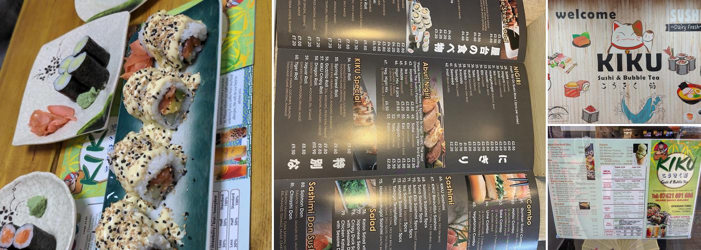 Kiku Sushi & Bubble Tea Menu