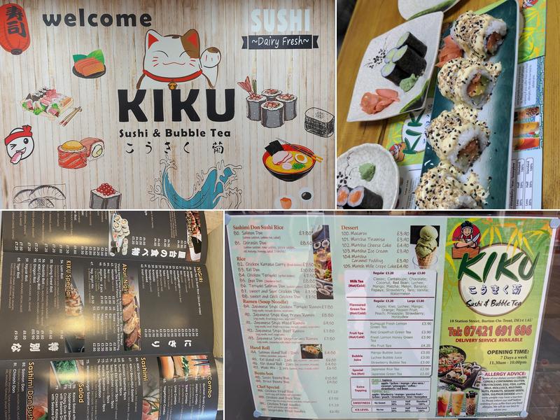 Kiku Sushi & Bubble Tea Menu