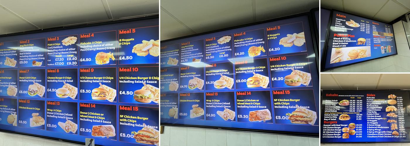 Stapenhill Fish Bar Menu