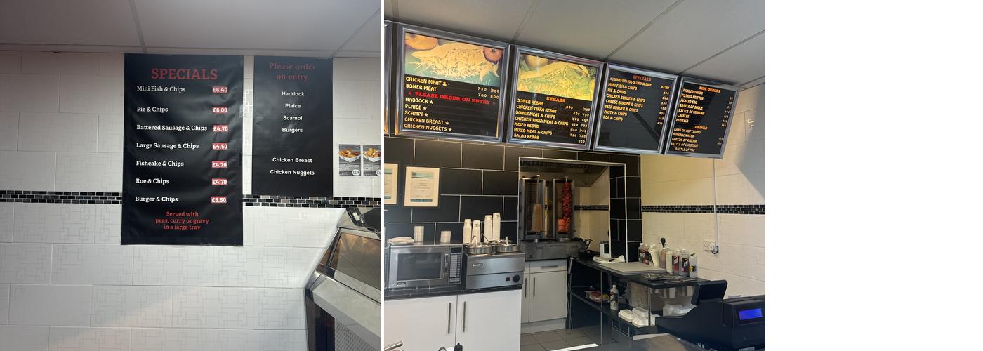 Barton Fish Bar Menu