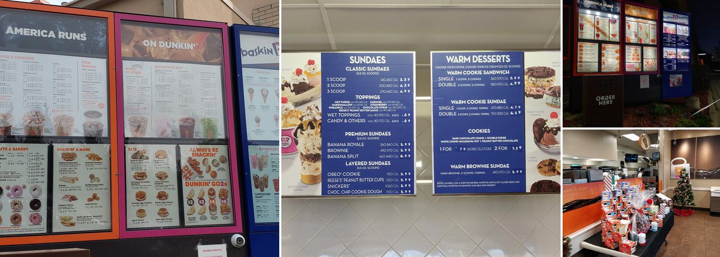 Dunkin' Menu