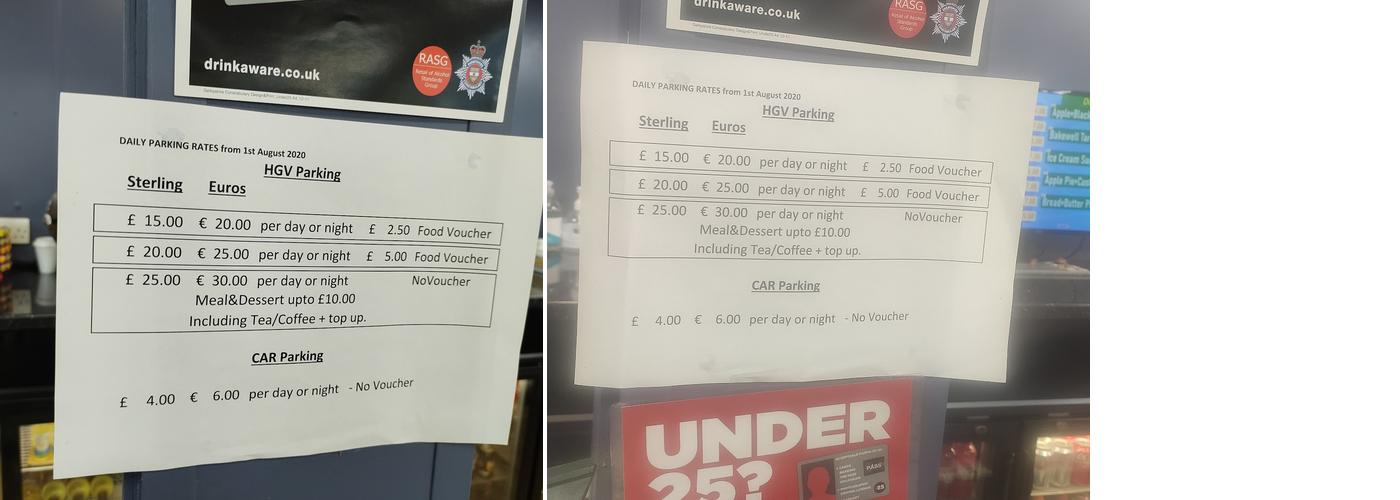 Salt Box Cafe & Truck Parking Menu