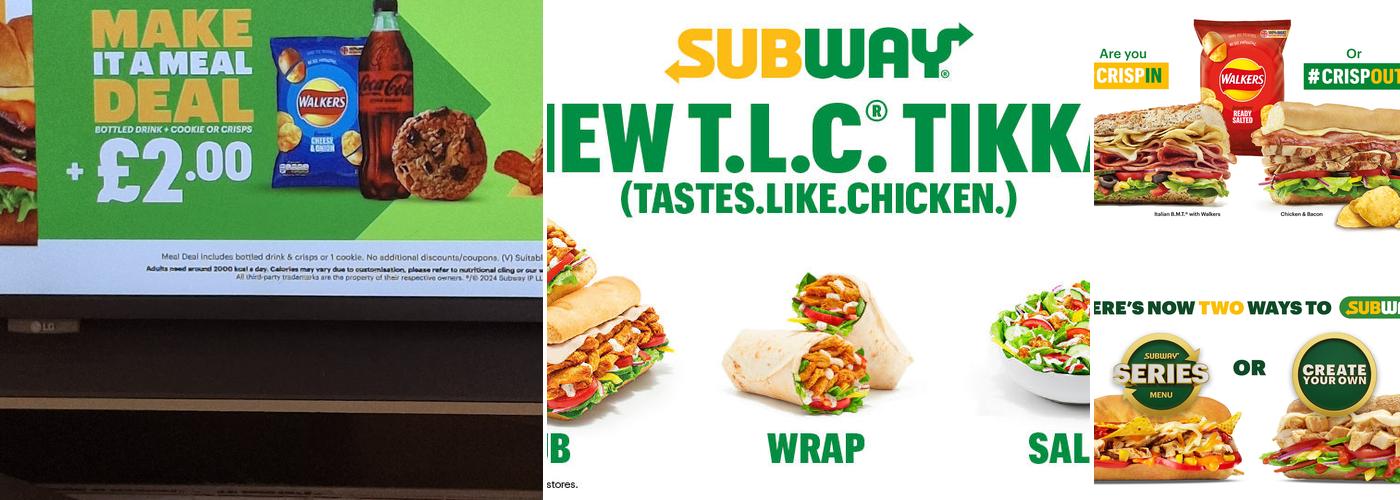 Subway Menu