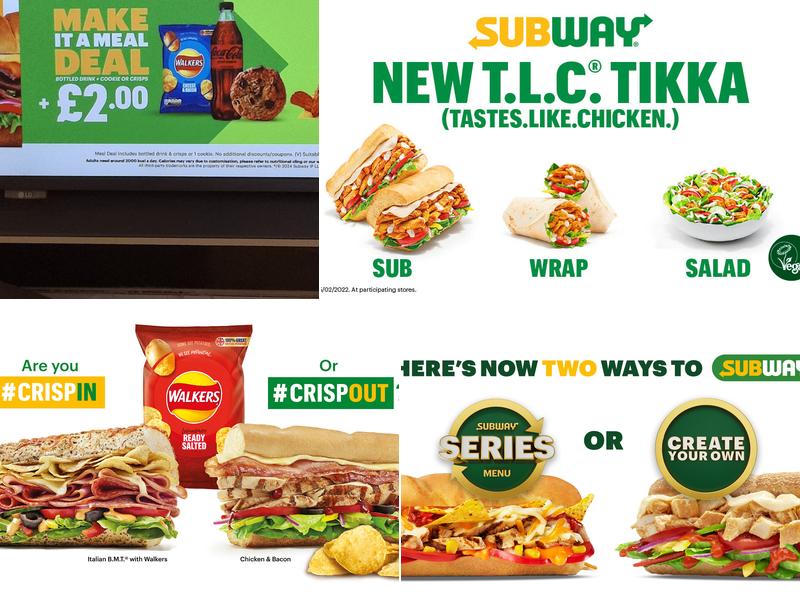 Subway Menu