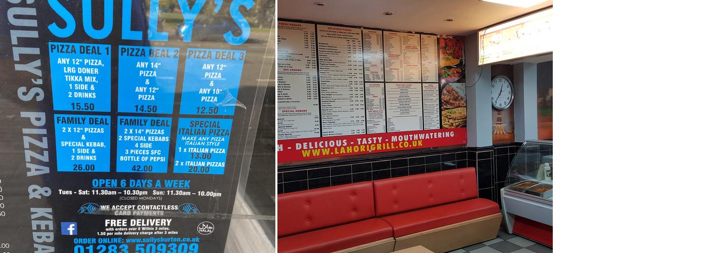 Burton Kebab's and Pizza's