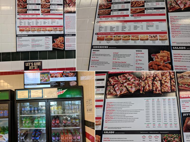 Jet's Pizza  Menu