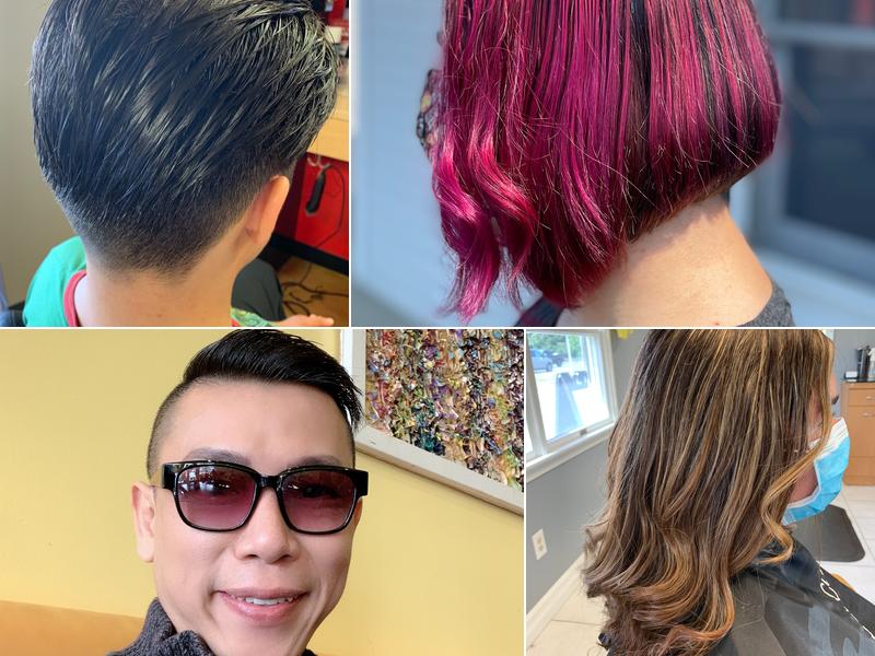 Tony Cuts Hair at FINISHING TOUCH Salon