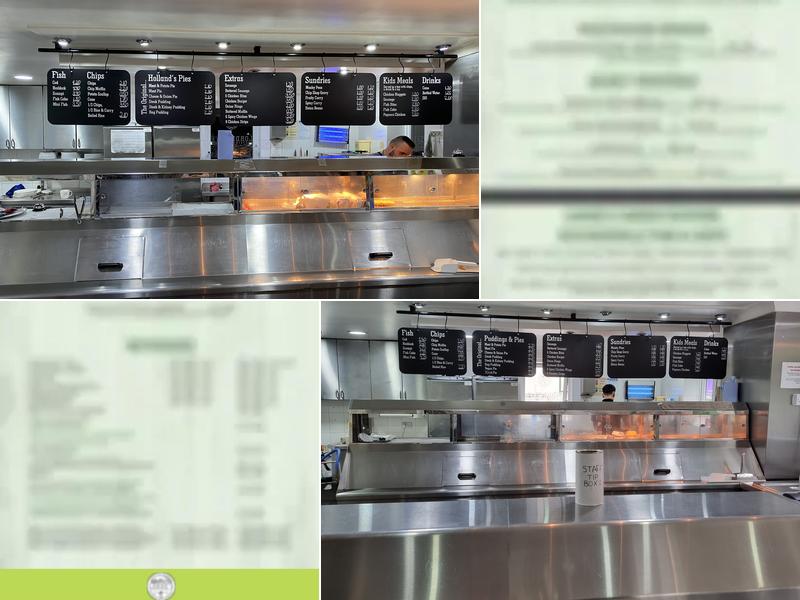 Lorde's Fish and Chips Menu