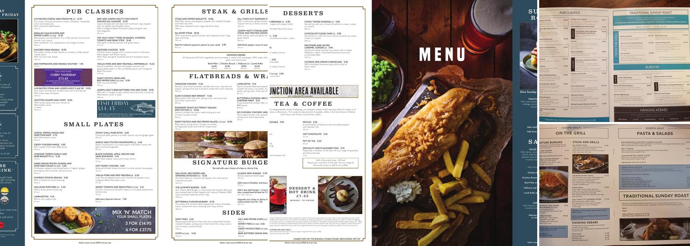 The Blue Bell (Bury) Menu