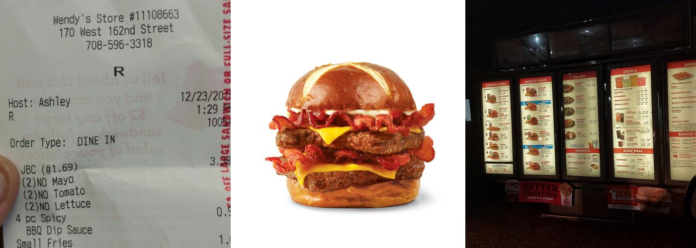 Wendy's Menu