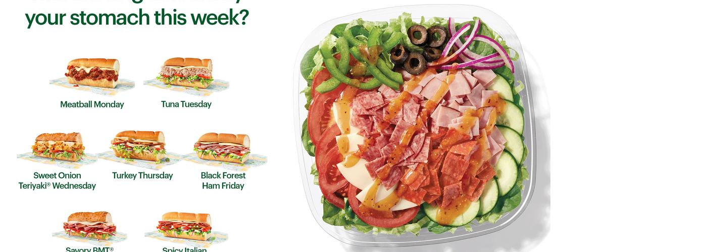 Subway Menu