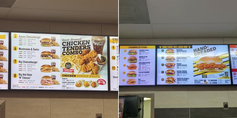 Hardee's Menu