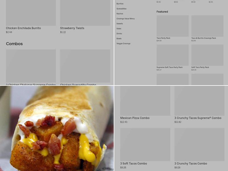 Taco Bell Menu
