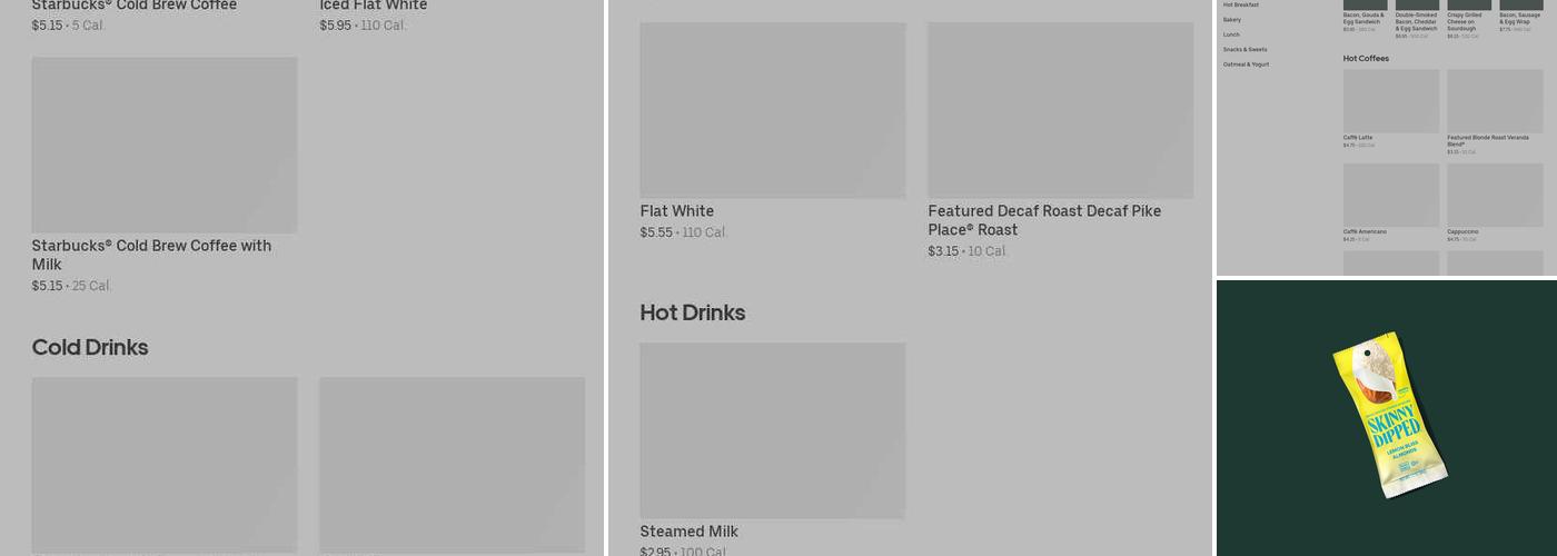 Starbucks Menu